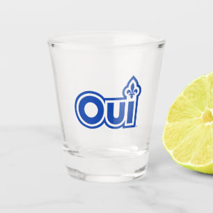 Verre A Shot OUI Quebec Referendum