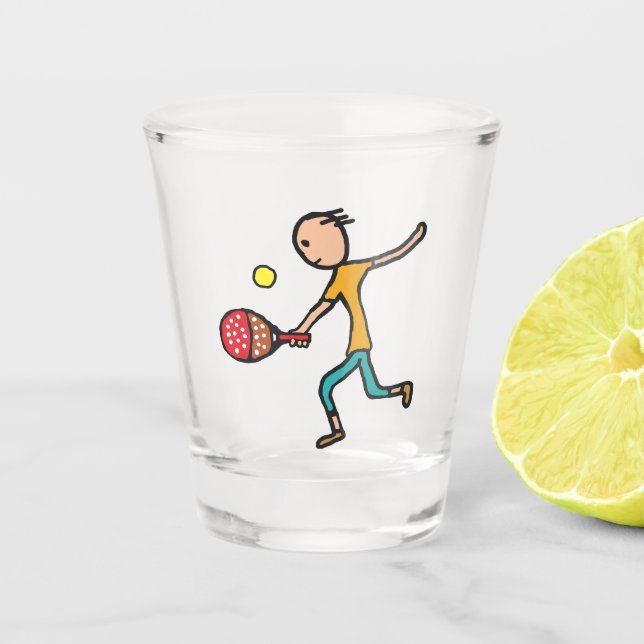 Verre A Shot Padel Tennis (Devant)