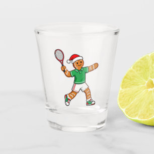 Verre A Shot Pain d'épice Tennis Noël 2026 Fêtes Sports