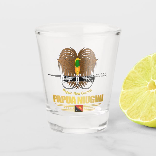 Verre A Shot Papouasie-Nouvelle-Guinée (Devant)
