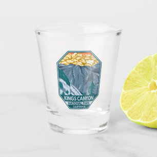 Verre A Shot Parc national de Kings Canyon Sunset Vintage