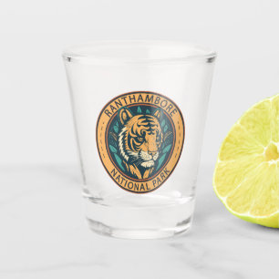 Verre A Shot Parc national de Ranthambore Inde Vintage
