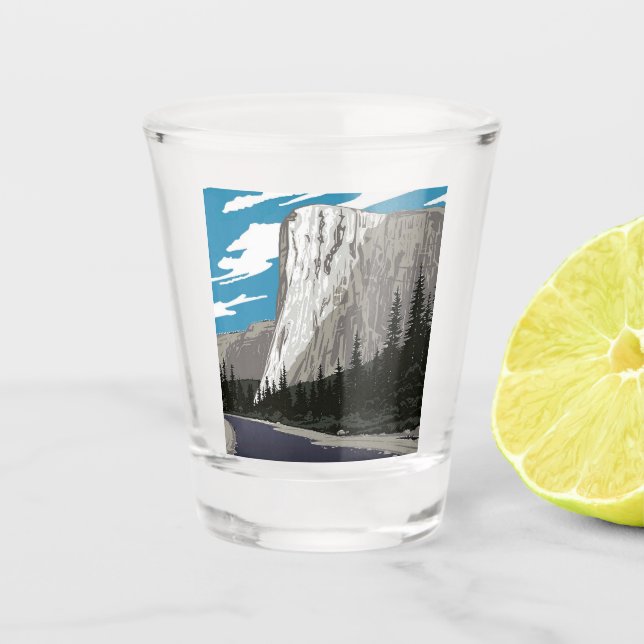 Verre A Shot Parc national de Yosemite (Devant)