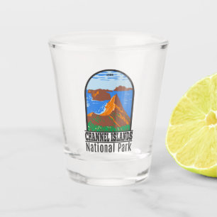 Verre A Shot Parc national des îles Channel Californie Vintage