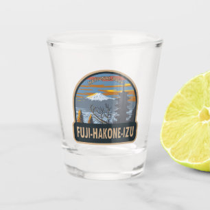 Verre A Shot Parc national Fuji-Hakone-Izu Vintage artistique j
