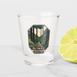 Verre A Shot Parc national olympique Hoh Rainforest Vintage