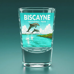 Verre A Shot Parc national vintage de Biscayne