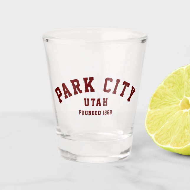Verre A Shot Park City, Utah (Devant)