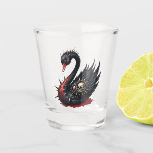 Verre A Shot Pas votre cygne moyen – Piques, crânes et panache.