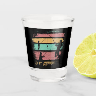 Verre A Shot Pêche vintage