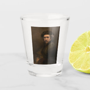 Verre A Shot Peintre néerlandais Rembrandt Maître de l'Âge d'or