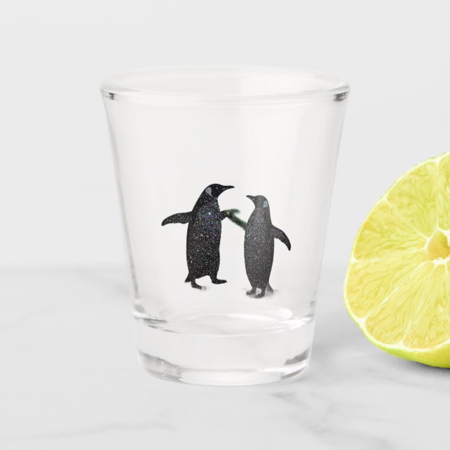 Verre A Shot Penguins shot glass (Devant)