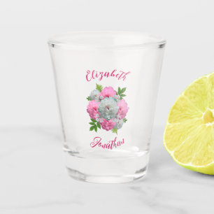 Verre A Shot Peony Bouquet Mariage