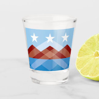 Verre A Shot Peoria (Arizona) city flag Shot Glass