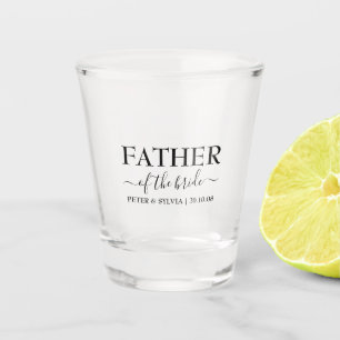 Verre A Shot Père De La Mariée Mariage Fête Personnalisé