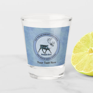 Verre A Shot Père Noël 1er Polar Airlift Sqdn - Subduit