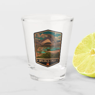 Verre A Shot Père Noël Cruz de Tenerife
