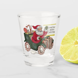 Verre A Shot père Noël dit Joyeux Noël