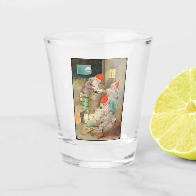 Verre A Shot Père Noël suédoise de Noël (par Jenny Nyström) (Devant)