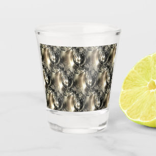 Verre A Shot Perles dorées