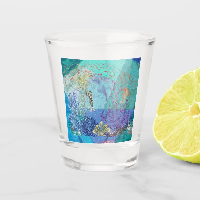 Verre A Shot Petite sirène (Devant)