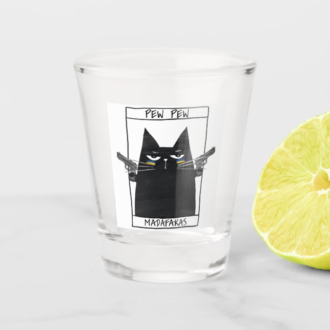 Verre A Shot Pew Pew Madafakas (Devant)