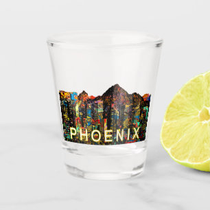 Verre A Shot Phoenix, Arizona en graffiti