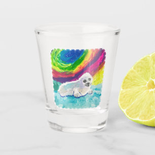 Verre A Shot Phoque bébé "Art by Kids"