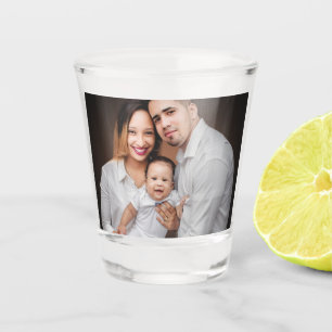 Verre A Shot Photo de famille personnalisée personnalisée perso