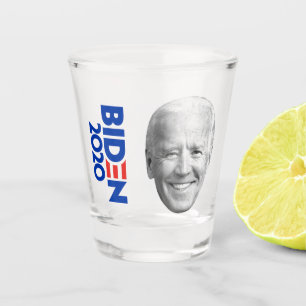 Verre A Shot Photo de Joe Biden Chef de l'élection présidentiel