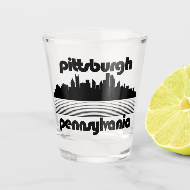Verre A Shot Pittsburgh Pennsylvanie (Devant)