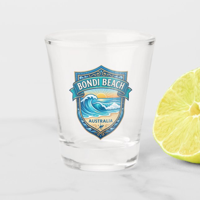 Verre A Shot Plage de Bondi Australie (Devant)