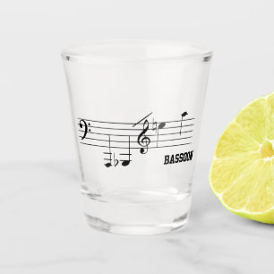 Verre A Shot Plage de lecture Bassoon