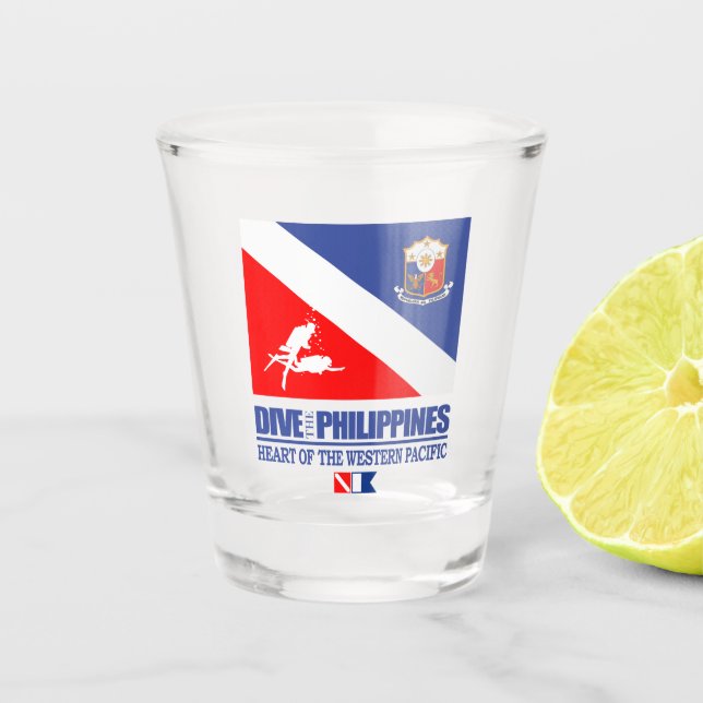 Verre A Shot Plongez aux Philippines (sq) (Devant)