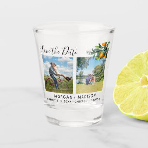 Verre A Shot Plusieurs oranges photo sauvent la date