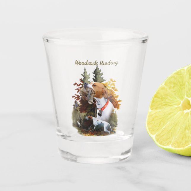 Verre A Shot Pointeur anglais (Devant)