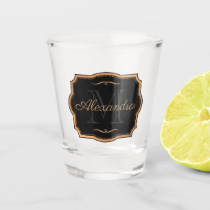 Verre A Shot Points d'or