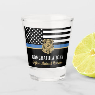 Verre A Shot Police Academy Graduation Blue Line Party