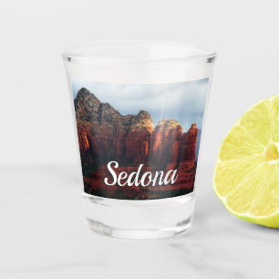 Verre A Shot Pot de café nuageux Rock à Sedona Arizona