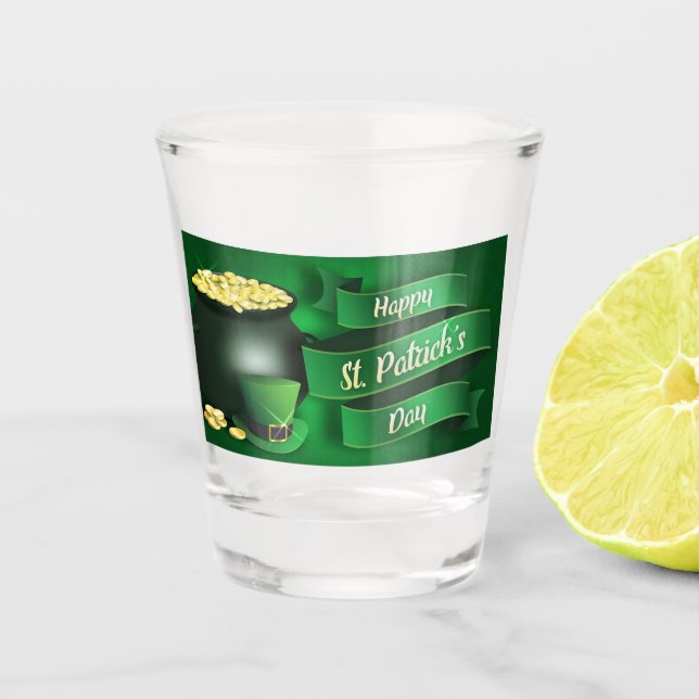 Verre A Shot Pot d'or (Devant)