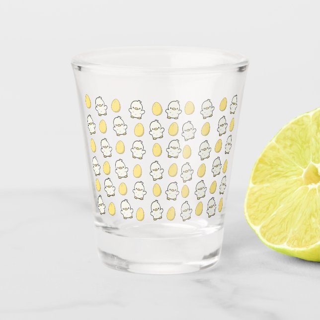 Verre A Shot poule et oeuf (Devant)