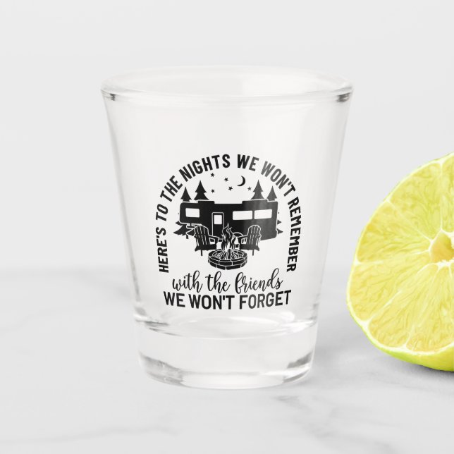 Verre A Shot Pour les nuits dont nous ne nous souviendrons pas  (Devant)