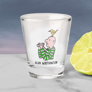 Verre A Shot Pour l'observateur d'oiseaux ou l'ornithologue.