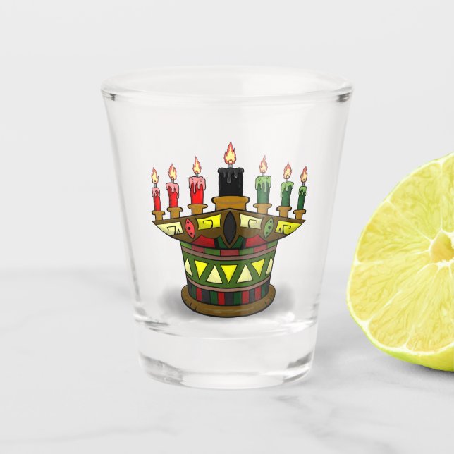 Verre A Shot Premiers fruits de Kwanzaa (Devant)