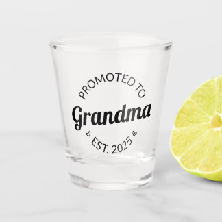Verre A Shot Promu À Grand-Mère Est. 2025 I