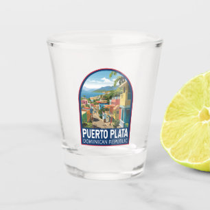 Verre A Shot Puerto Plata République Dominicaine Voyage Art Vin