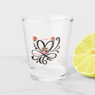 Verre A Shot Refroidisseur de canette personnalisé, cadeau de m