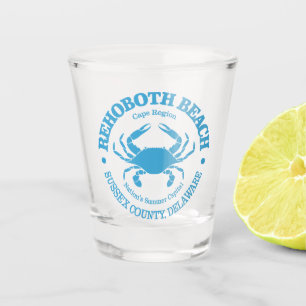 Verre A Shot Rehoboth Beach (crabe)