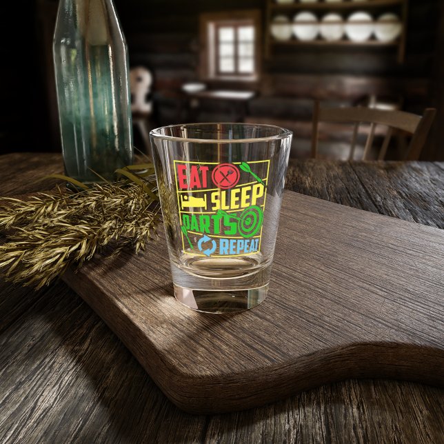 Verre A Shot Répéter les fléchettes du sommeil - Joueur de fléc (Créateur téléchargé)