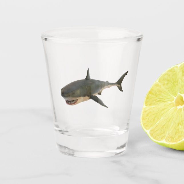 Verre A Shot Requin blanc (Devant)